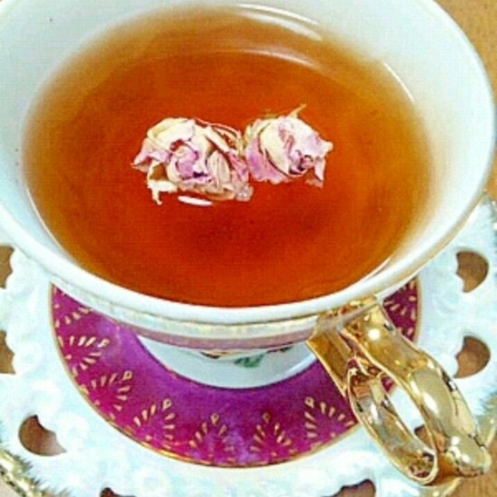 優雅な花粉症対策☆薔薇甜茶♪